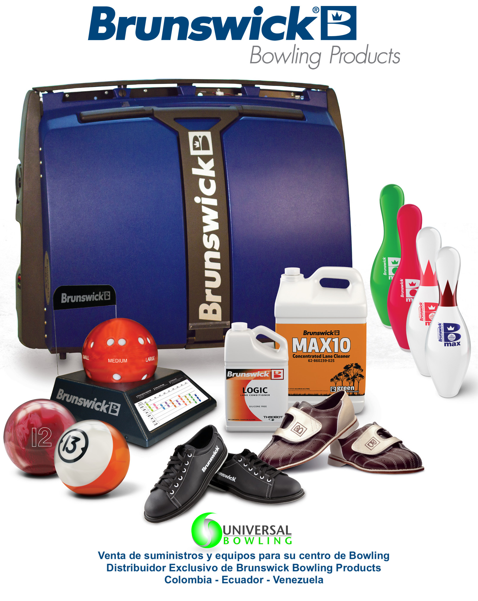 Venta Instalacion Servicio pines bolas zapatos maquinas Pistas de Bolo Bowling Boliche Colombia Panama Venezuela Ecuador